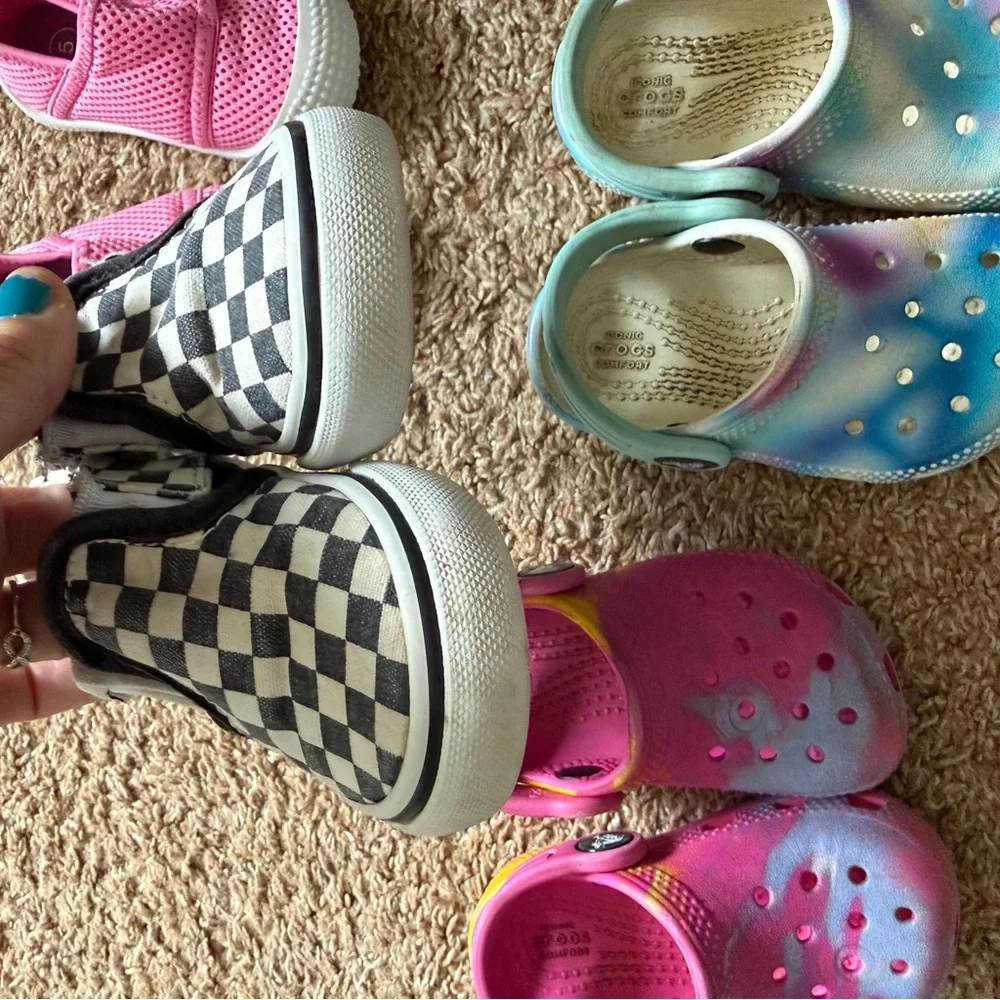Kids 5C Shoe Bundle Crocs, Vans - Picture 7 of 8